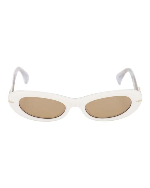 Le Specs White Sunglasses