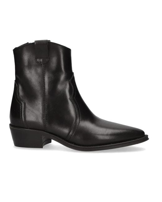 Alpe Black Cowboy Boots