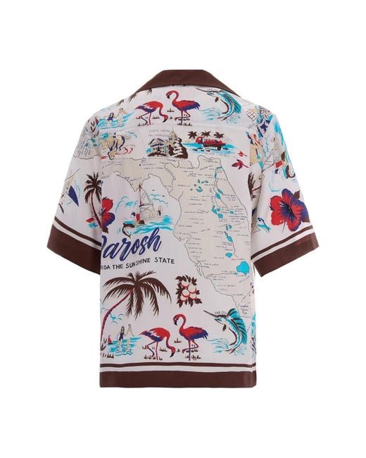 P.A.R.O.S.H. Red Short Sleeve Shirts