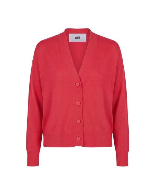 SOLOTRE Red Cardigans