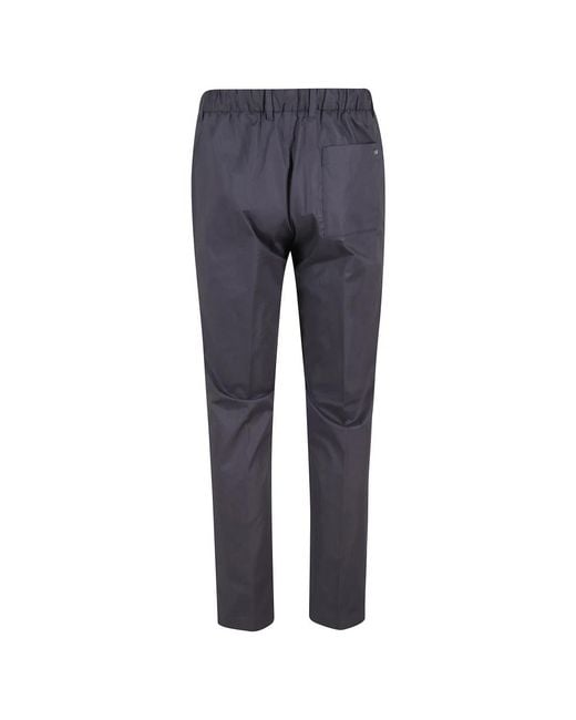 Herno Blue Slim-Fit Trousers for men