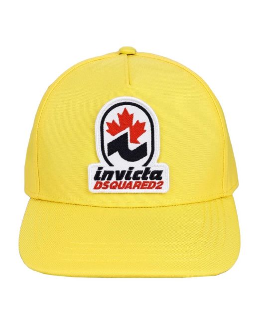 DSquared² Yellow Caps for men