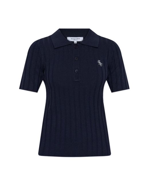Polo Shirts Sporty & Rich en coloris Blue