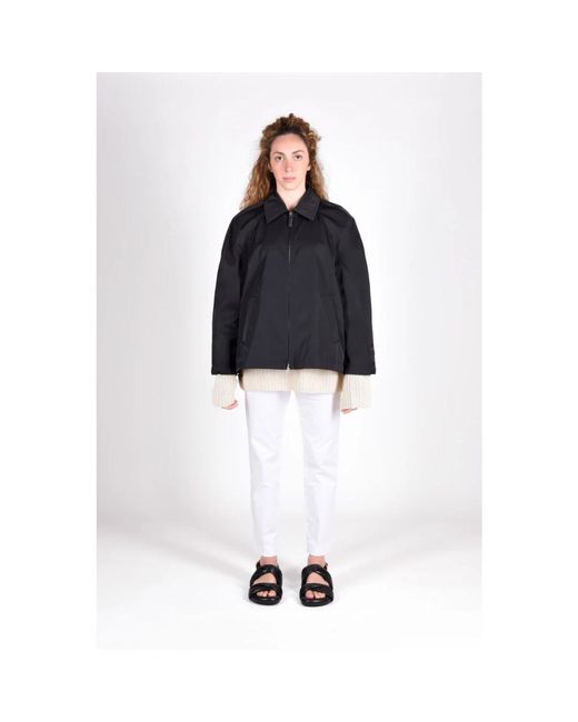Marni Black Stylische jacke aus polyester und baumwolle