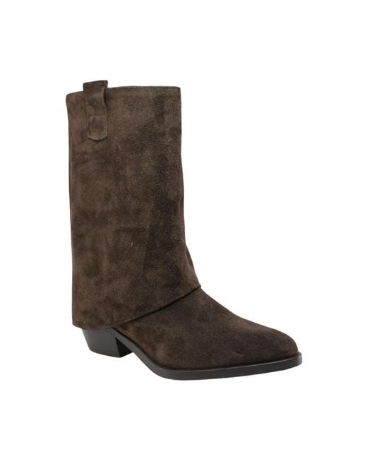 Cowboy Boots Sofia Len de color Brown