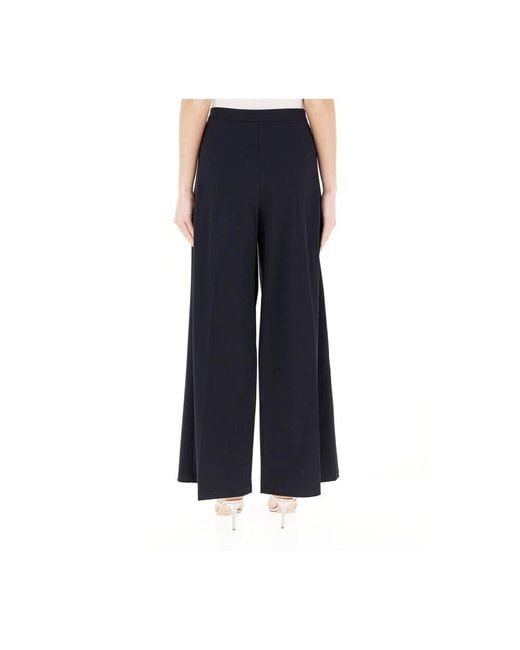 Wide Trousers Max Mara de color Blue