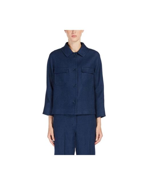 Light Jackets Max Mara en coloris Blue