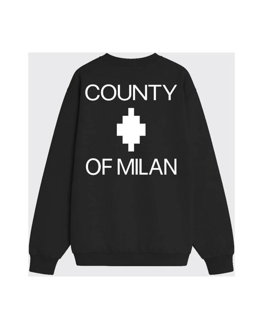 Marcelo Burlon Black Sweatshirts for men
