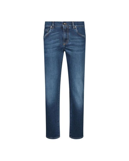 Dolce & Gabbana Blue Slim Fit Jeans for men