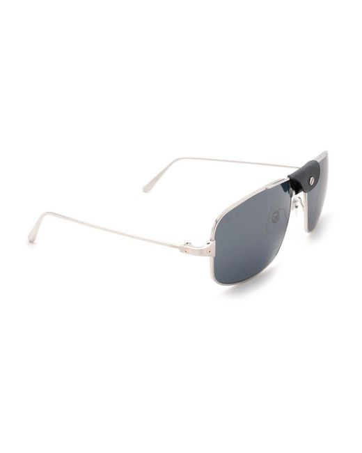 Sunglasses Ct0193S 004 di Cartier in Gray da Uomo