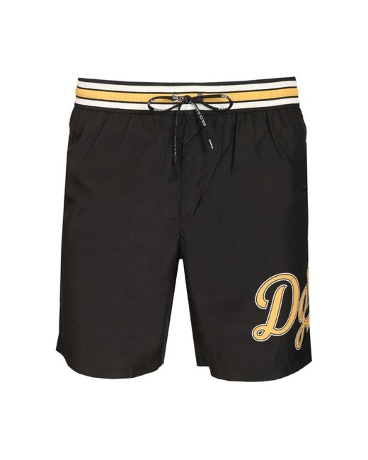 Dolce & Gabbana Black Beachwear for men