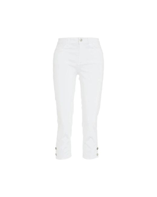 Jeans > cropped jeans Liu Jo en coloris White