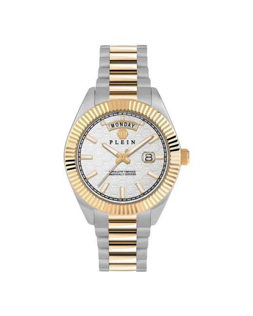 Philipp Plein Metallic Date Superlative Gent Watch Pwpna0324 Stainless Steel (Archived) for men