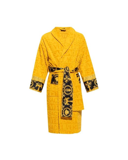 Versace I Love Baroque Badjas in het Yellow voor heren