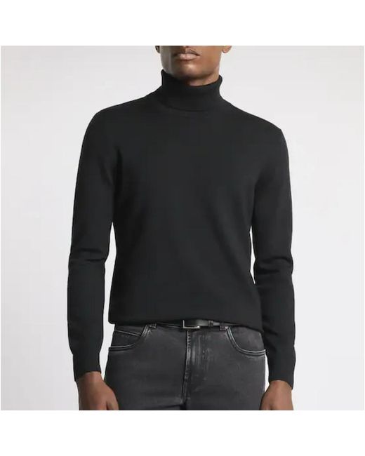 Fay Black Turtlenecks for men