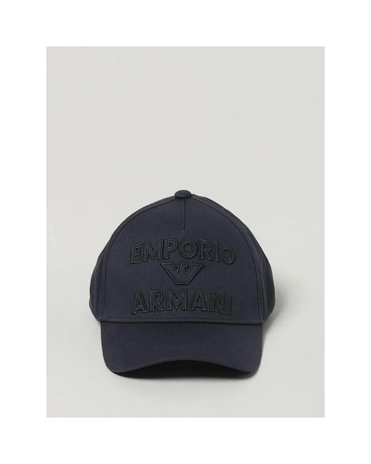 Caps di Emporio Armani in Blue da Uomo