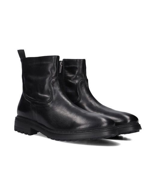 Stefano Lauran Elegante Schwarze Herrenstiefel Pm10 in Black für Herren