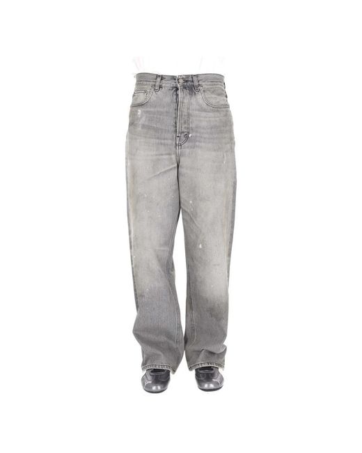 Haikure Gray Loose-Fit Jeans for men