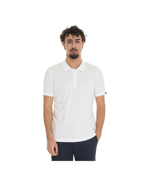 Fay White Polo Shirts for men