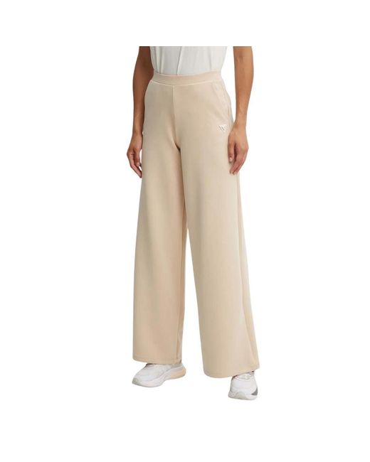 Guess Wide Sweatpants in het Natural