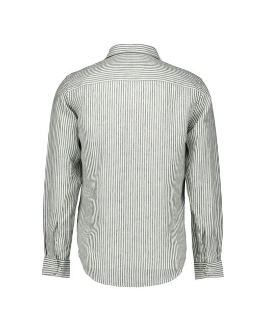 Eton of Sweden Gray Casual Shirts for men