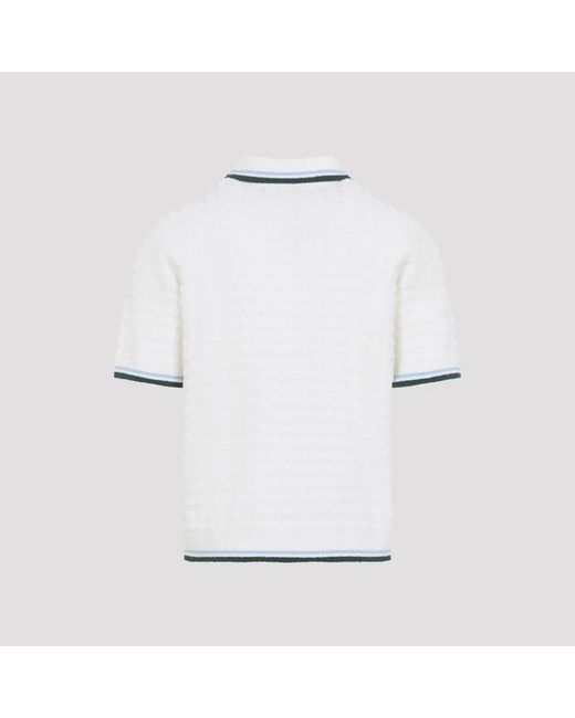 Casablanca White Polo Shirts for men