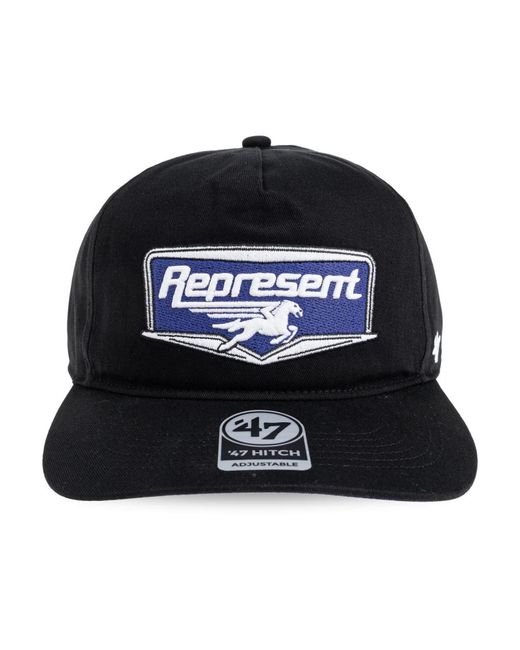 Represent Nothing Faster Applique Patch Cap in Black für Herren