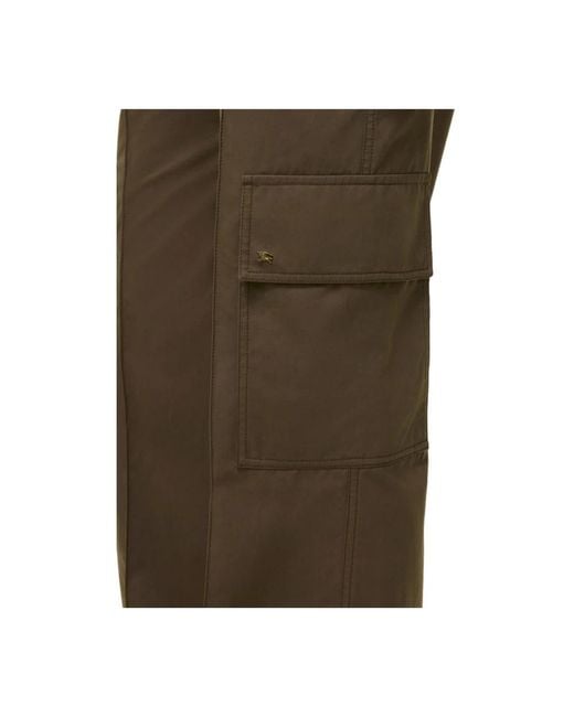 Burberry Brown Wide Trousers