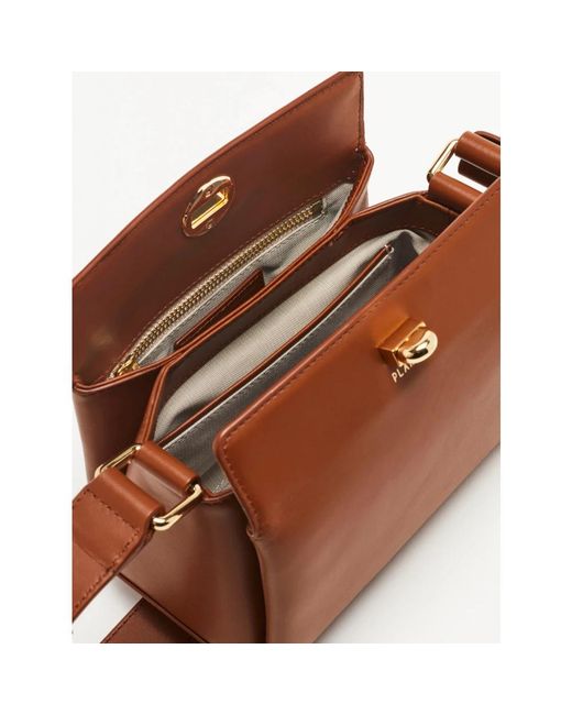 Plan C Brown Shoulder Bags
