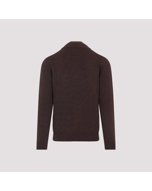 Cashmere Knitwear di Brioni in Brown da Uomo