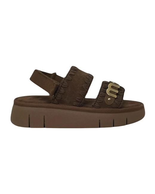 Mou Brown Bounce Sandal
