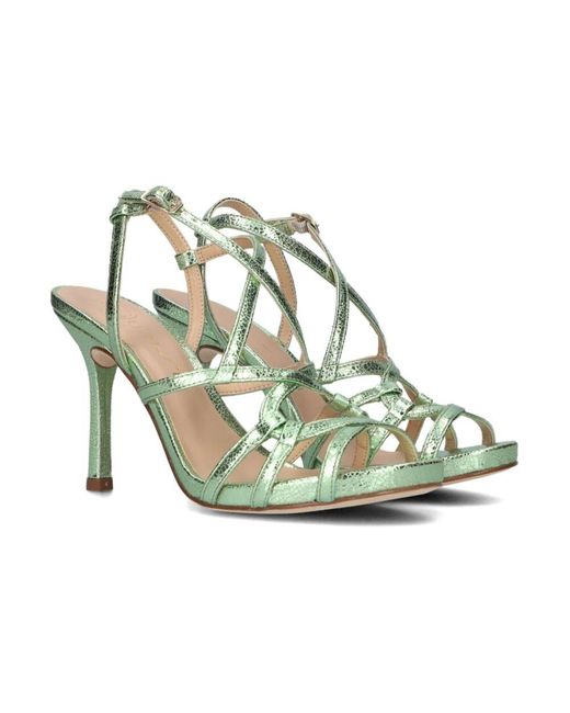 Unisa Green Grüne Metallic Sandalen Yulen