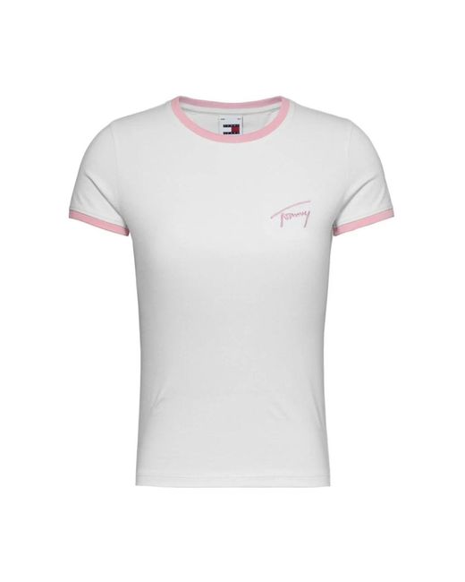T-Shirts Tommy Hilfiger de color White
