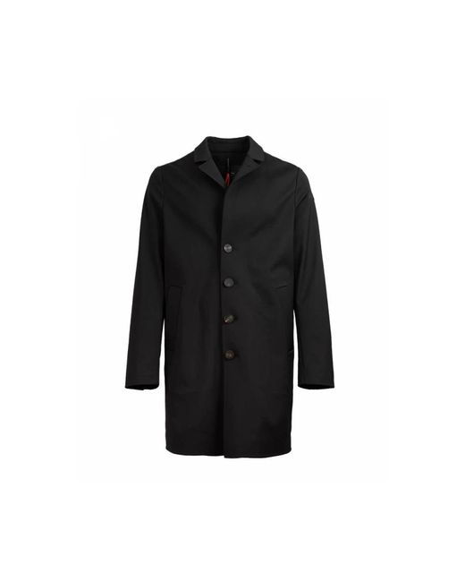 Rrd Jassen ,Zwart ,Terzilio Thermo Overcoat Jas in het Black voor heren
