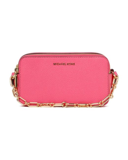 Michael Kors Pink Jet Set Crossbody Bag