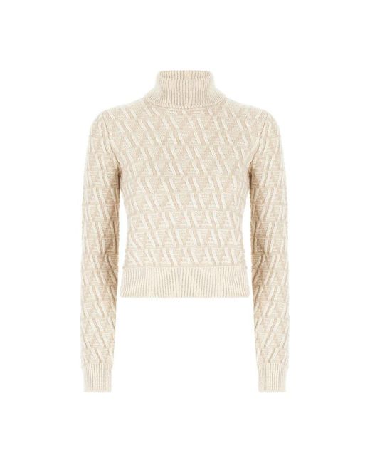 Fendi White Turtlenecks