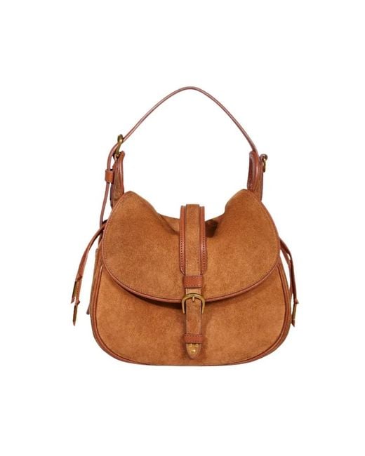 Jérôme Dreyfuss Brown Shoulder Bags
