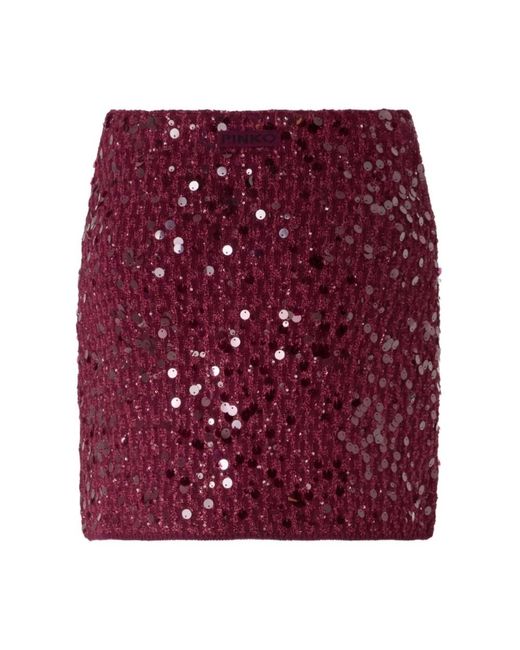 Short Skirts Pinko de color Purple