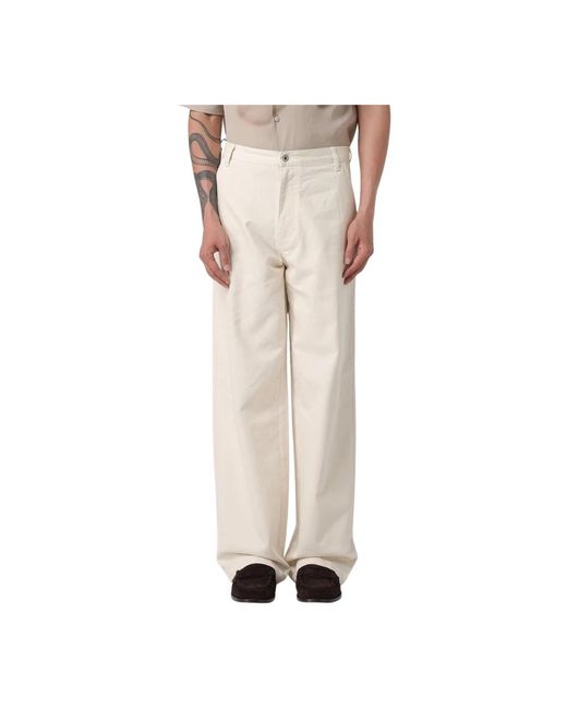 Emporio Armani Natural Wide Jeans for men
