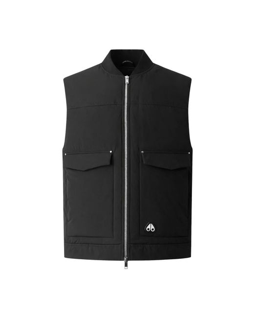Moose Knuckles Black Vests for men