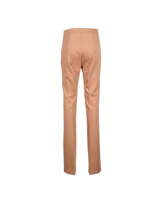 Trousers > slim-fit trousers Pinko en coloris White