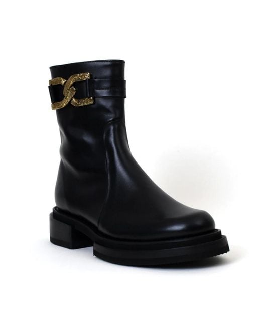 Pertini Black Ankle Boots