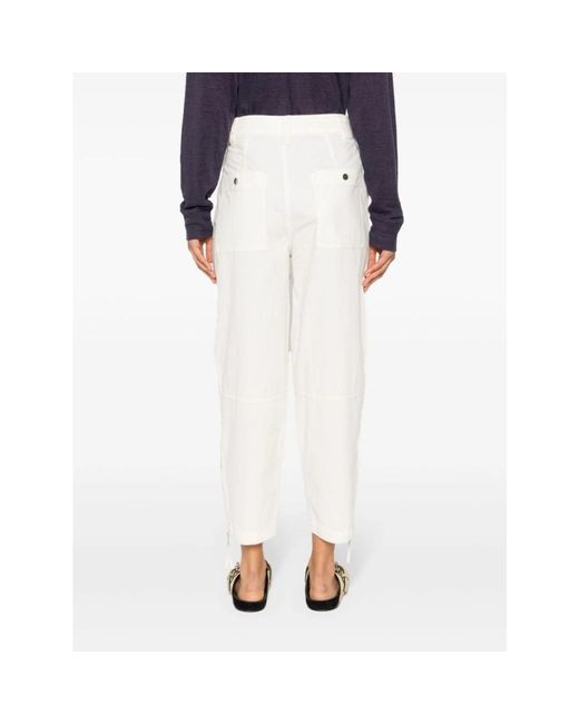 Isabel Marant White Cropped Trousers