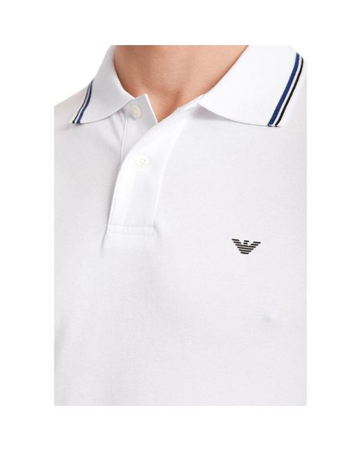 Emporio Armani Stilvolles polo shirt 8n1fb3 1jptz in White für Herren