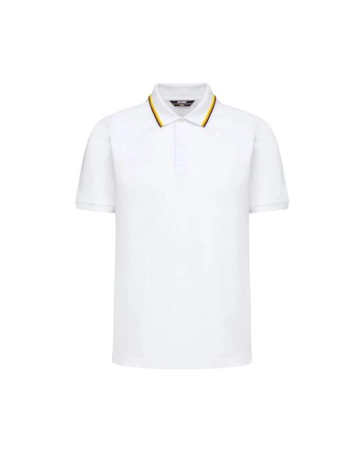 K-Way Polo Shirts in White für Herren
