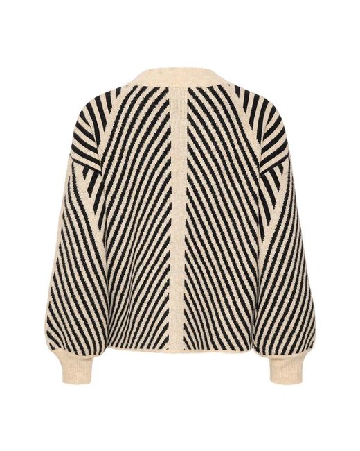 Kaffe Black Round-Neck Knitwear
