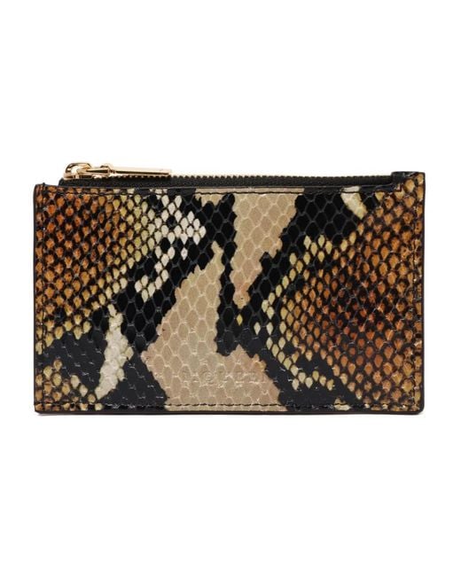 McQueen Metallic Wallets & Cardholders