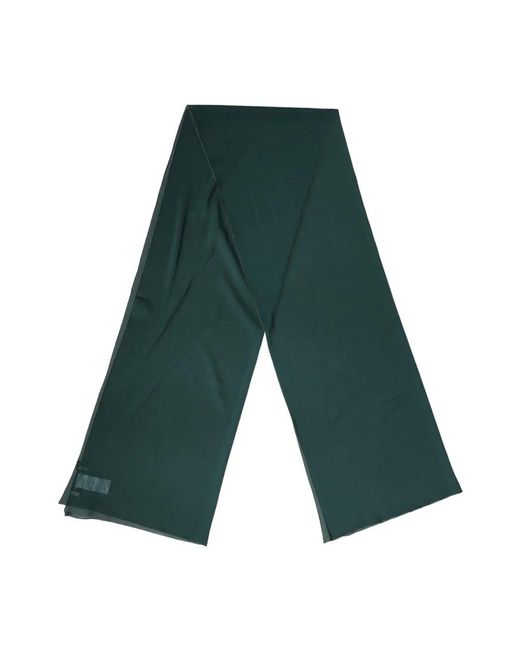 Dolce & Gabbana Green Silk Scarves