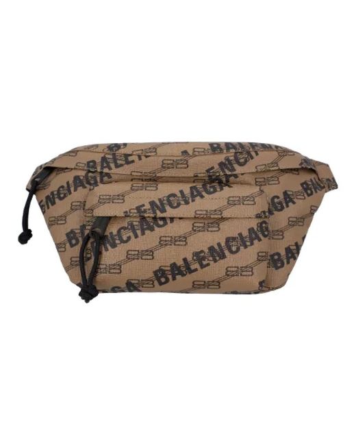 Balenciaga Brown Belt Bags for men