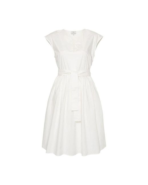 Woolrich White Short Dresses